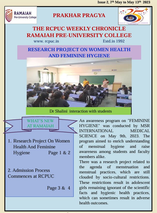 Issue 2, 7th May to May 13th 2023