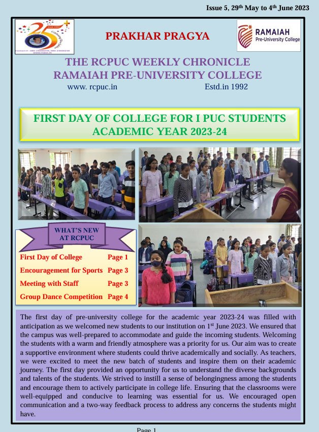 Issue 5, 29th May to 4th Jun 2023  