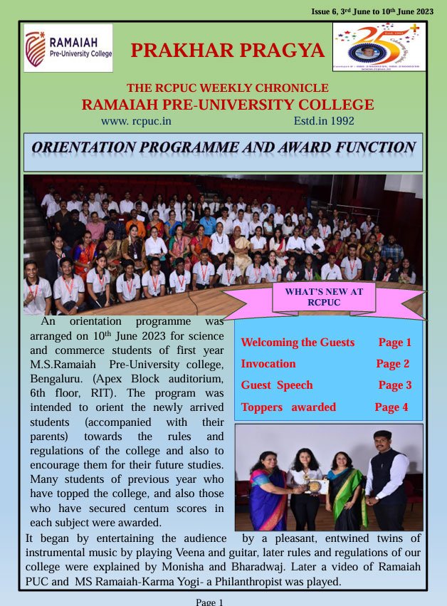 Issue 6, 3rd Jun to 10th Jun 2023  