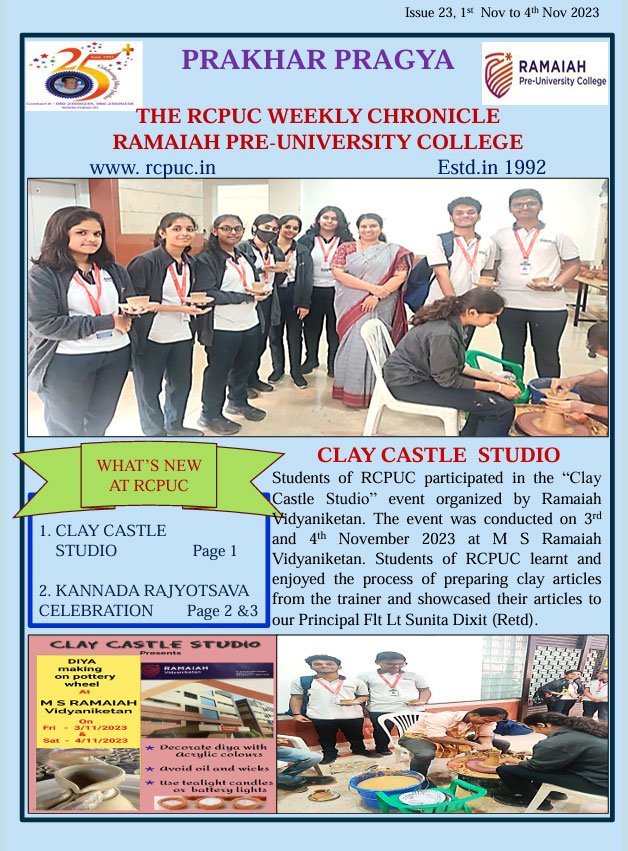 Issue 23, 1st Nov to 4th Nov 2023