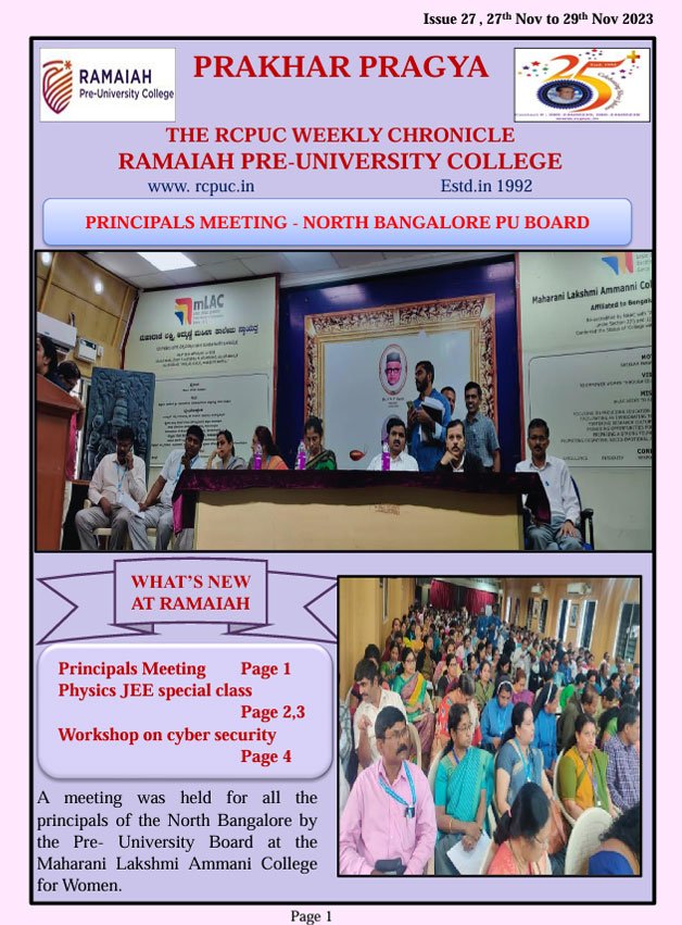 Issue 27, 27th Nov to 29th Nov 2023     
