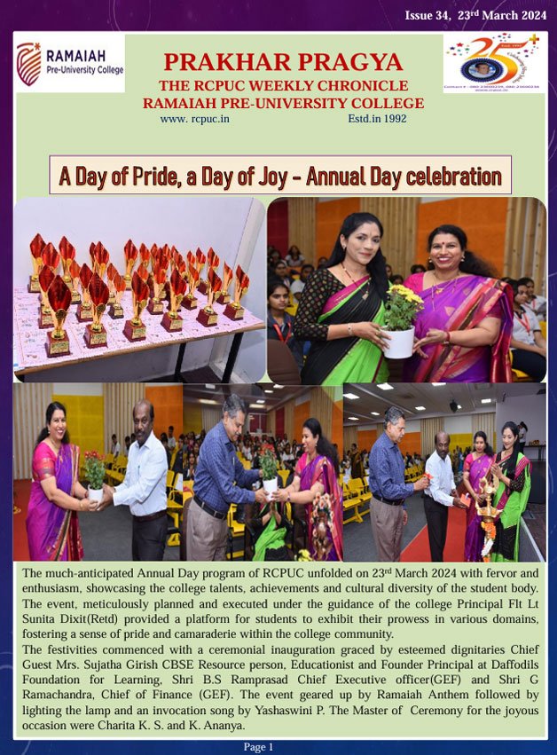 Issue 34, 23rd Mar 2024