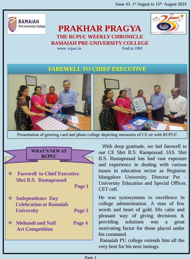 Issue 43, 1st Aug to 15th Aug 2024