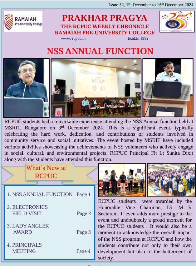 Issue 52, 1st Dec to 15th Dec 2024