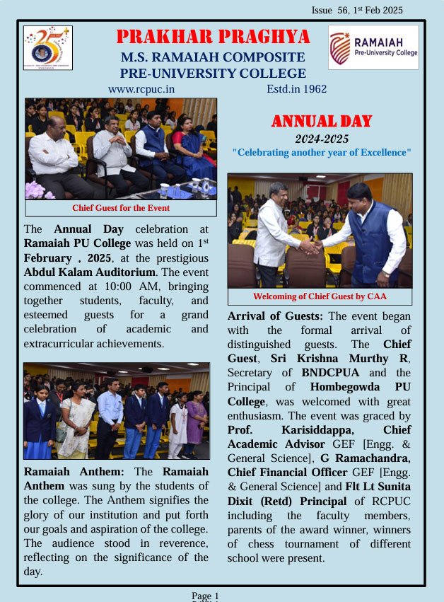 Issue  56, 1st Feb 2025