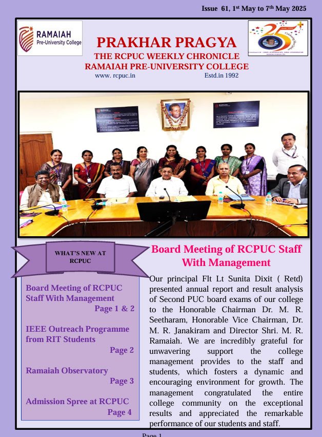 Issue  61, 1st May to 7th May 2025