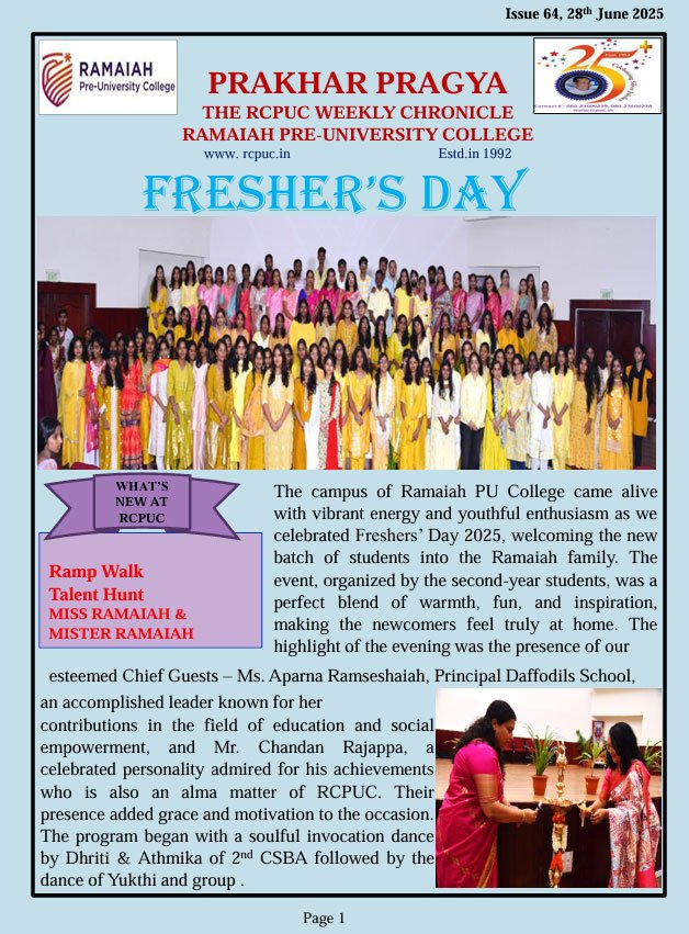 Issue 64, 28th Jun 2025
