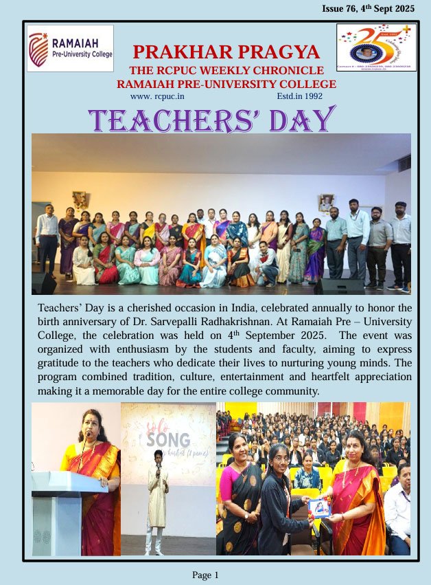 Issue 76, 4th Sept 2025