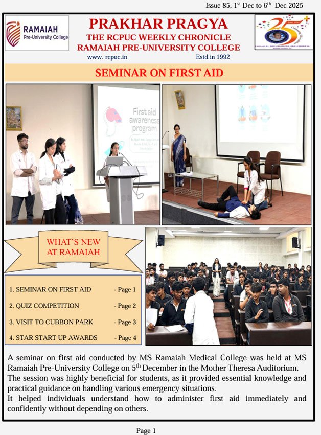 Issue 85, 1st Dec to 6th Dec 2025