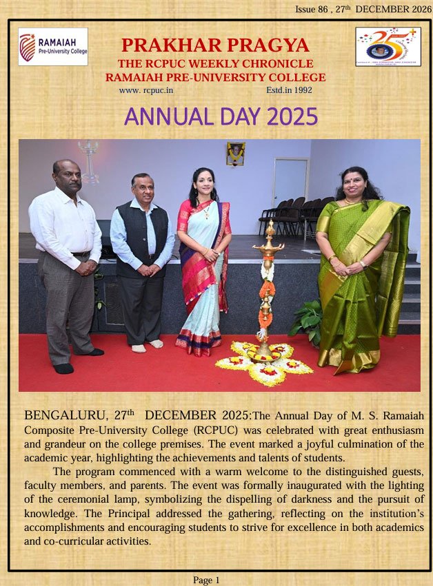 Issue 86 , 27th Dec 2025